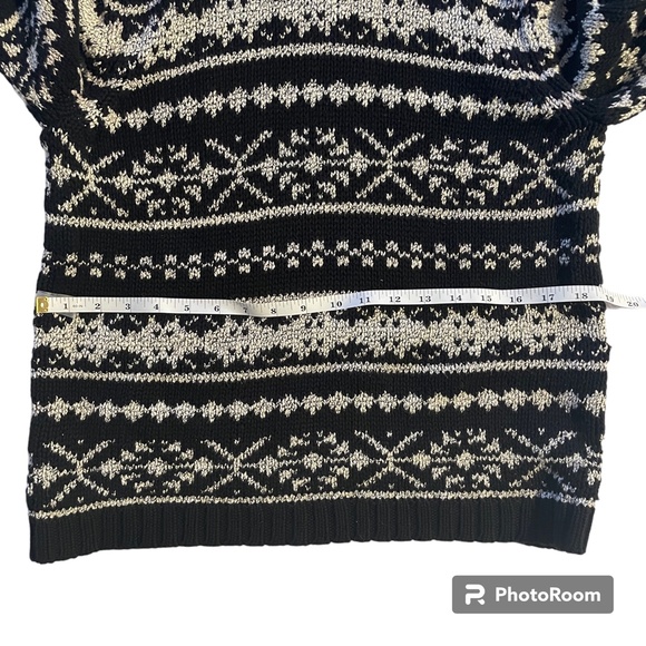 Ann Taylor vintage snowflake turtleneck sweater - Picture 5 of 6